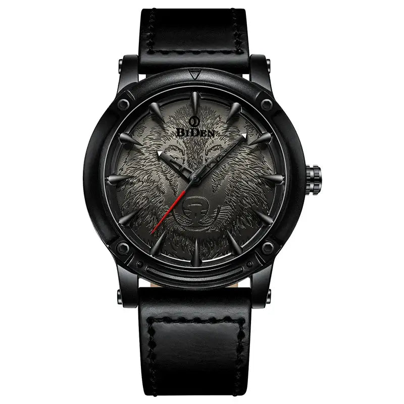 Punk Men's Quartz Movement Watch, Cool Wolf Pattern, Dial Leather Strap|SPECIFICATIONS Band Material Type: leather Style: Fashion & Casual Clasp Type: Buckle Movement: Quartz Water Resistance Depth: No Waterproof Case Material: ALLOY Case Shape: Round Ite