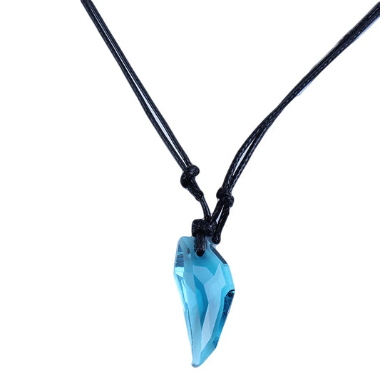 Austrian Crystal Necklace The Teeth Of The Wolf Pendant|Benefits Chain Type: Rope Chain feature: fit for jewelry gift time to market: new style item type: necklace style: trendy fit for: women/men material: Glass/glazed Style: TRENDY Material: glass Metal