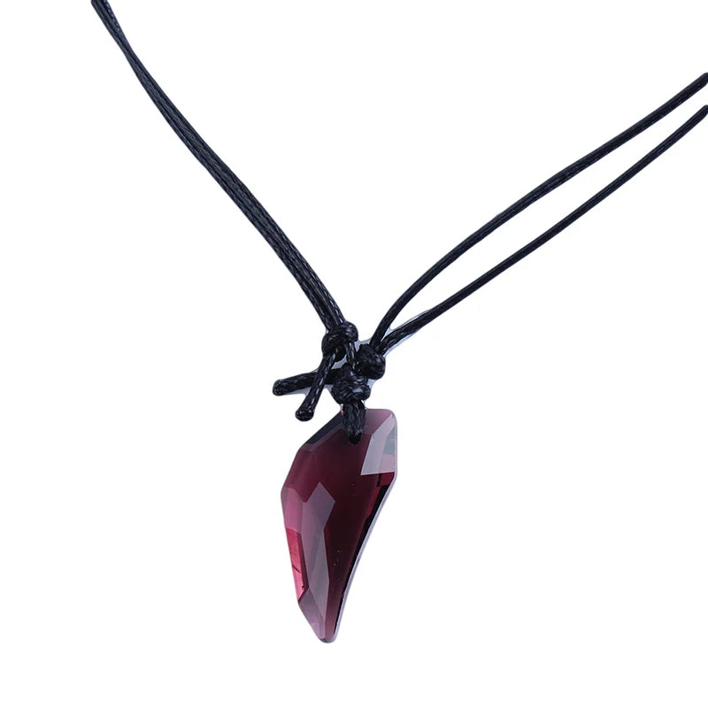 Austrian Crystal Necklace The Teeth Of The Wolf Pendant|Benefits Chain Type: Rope Chain feature: fit for jewelry gift time to market: new style item type: necklace style: trendy fit for: women/men material: Glass/glazed Style: TRENDY Material: glass Metal